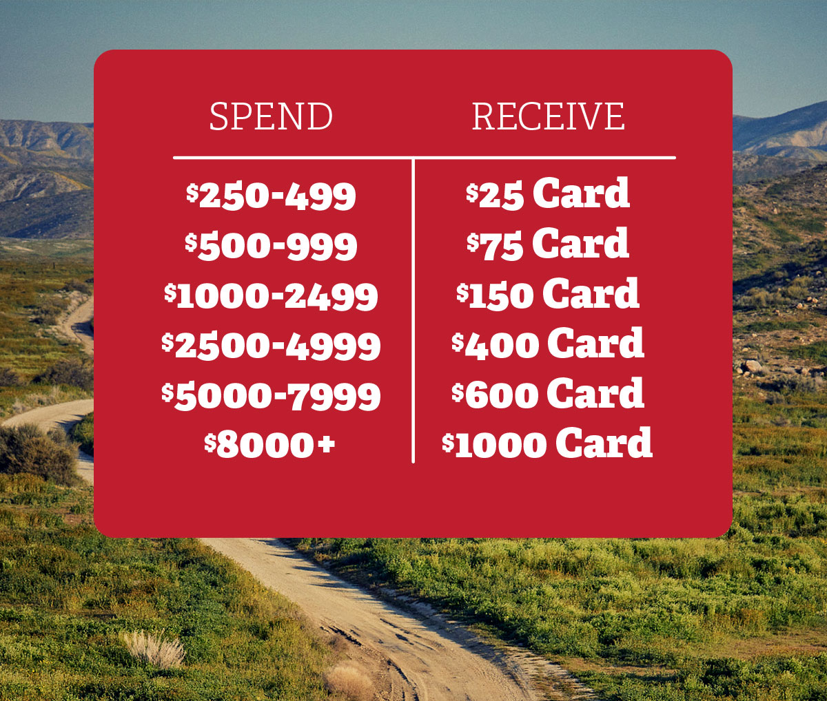 Get Carded. Spend More, Earn More.