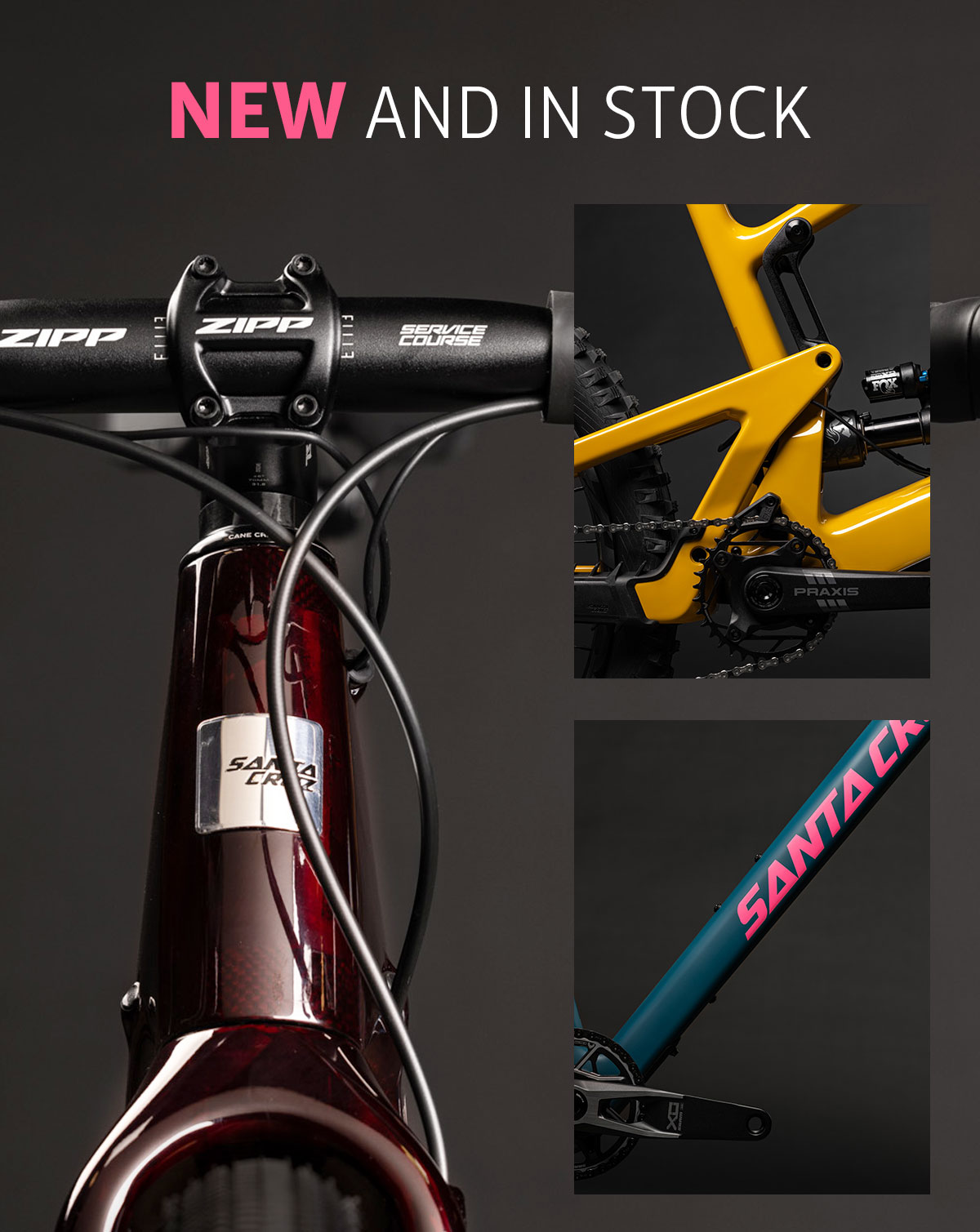 Santa Cruz - NEW Kits and Colors in Stock