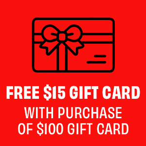 FREE GIFT CARD WITH PURCHASE